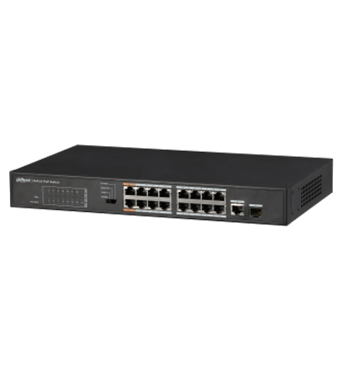 16-Port FE PoE+ 1-Port Gigabit Combo PoE Switch